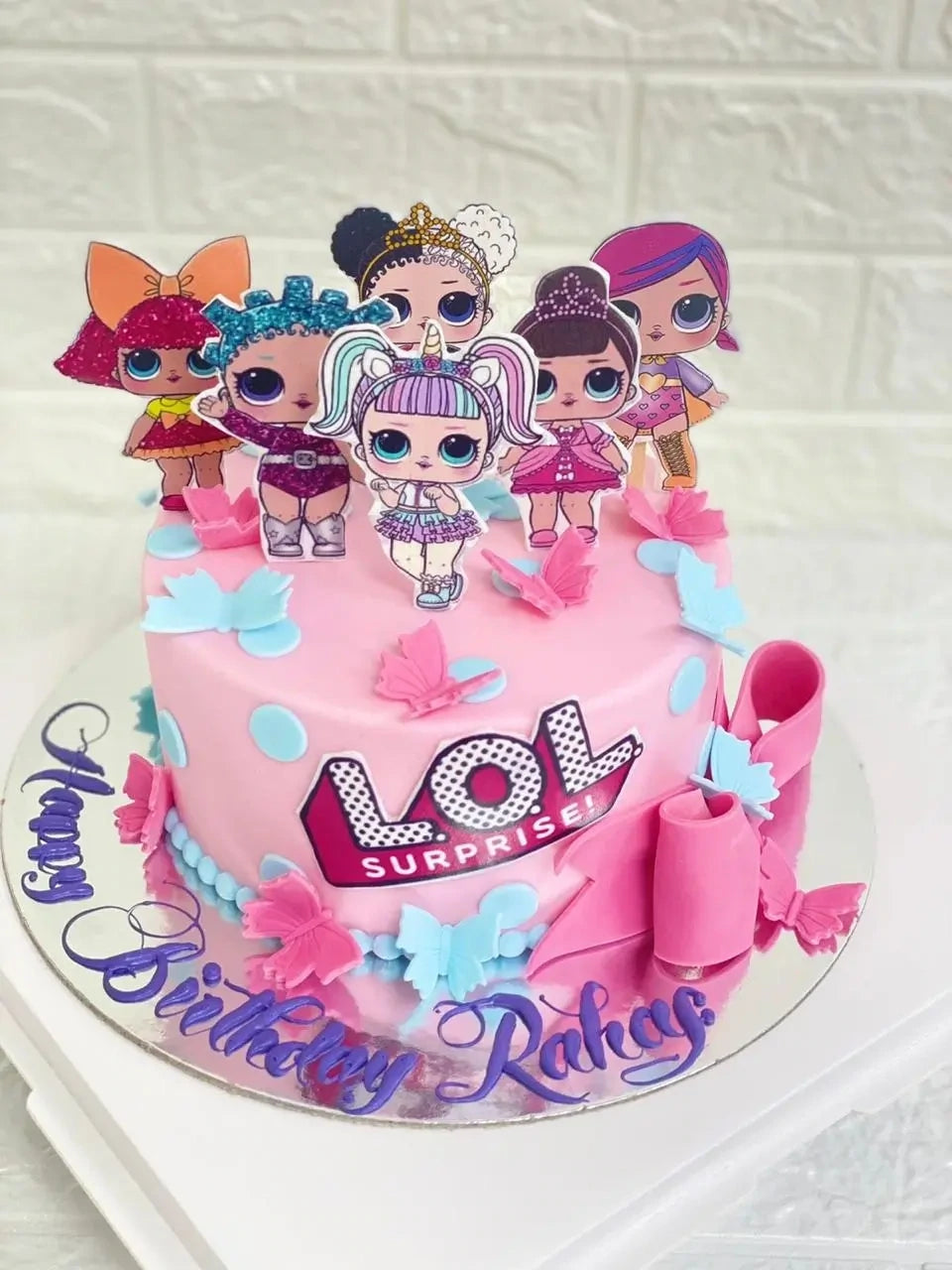 LOL Theme cake with prints